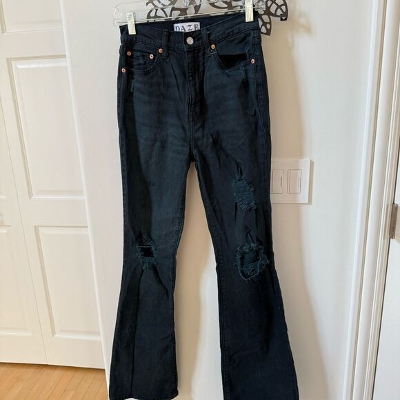 Daze Denim Go-Getter High Waisted Flare Jean 26 - Picture 13 of 13